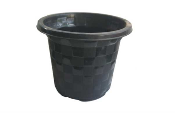 Pot Plastik ST-011 Hitam (d:35 t:27 l:22)