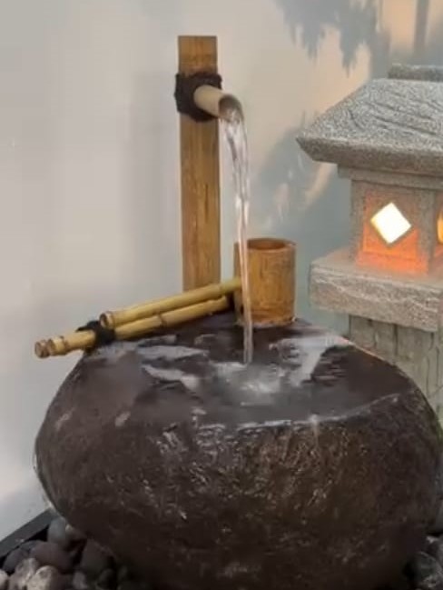 shishi odoshi kolam batu (harga jawa timur)