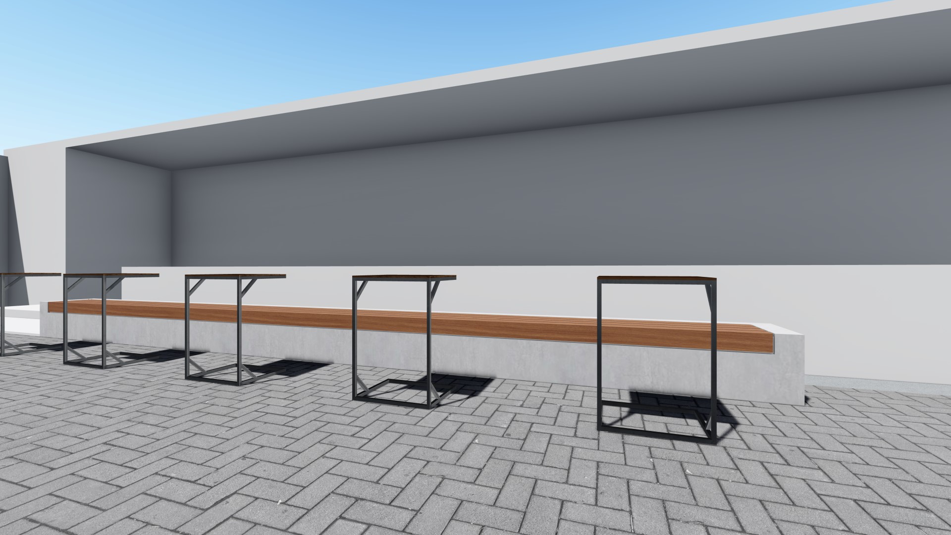 Meja outdoor (custom desain)