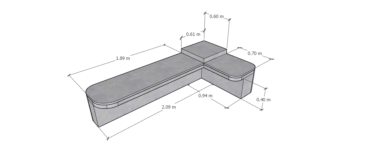 Paket Bench Industrial (finishing cat)