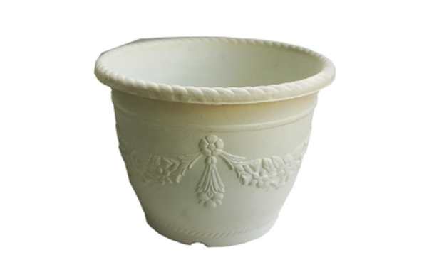 Pot Plastik ST-006 Putih (d:30 t:23 l:19)