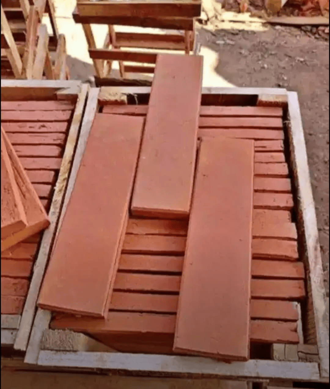 Pemasangan Bata Merah Tempel