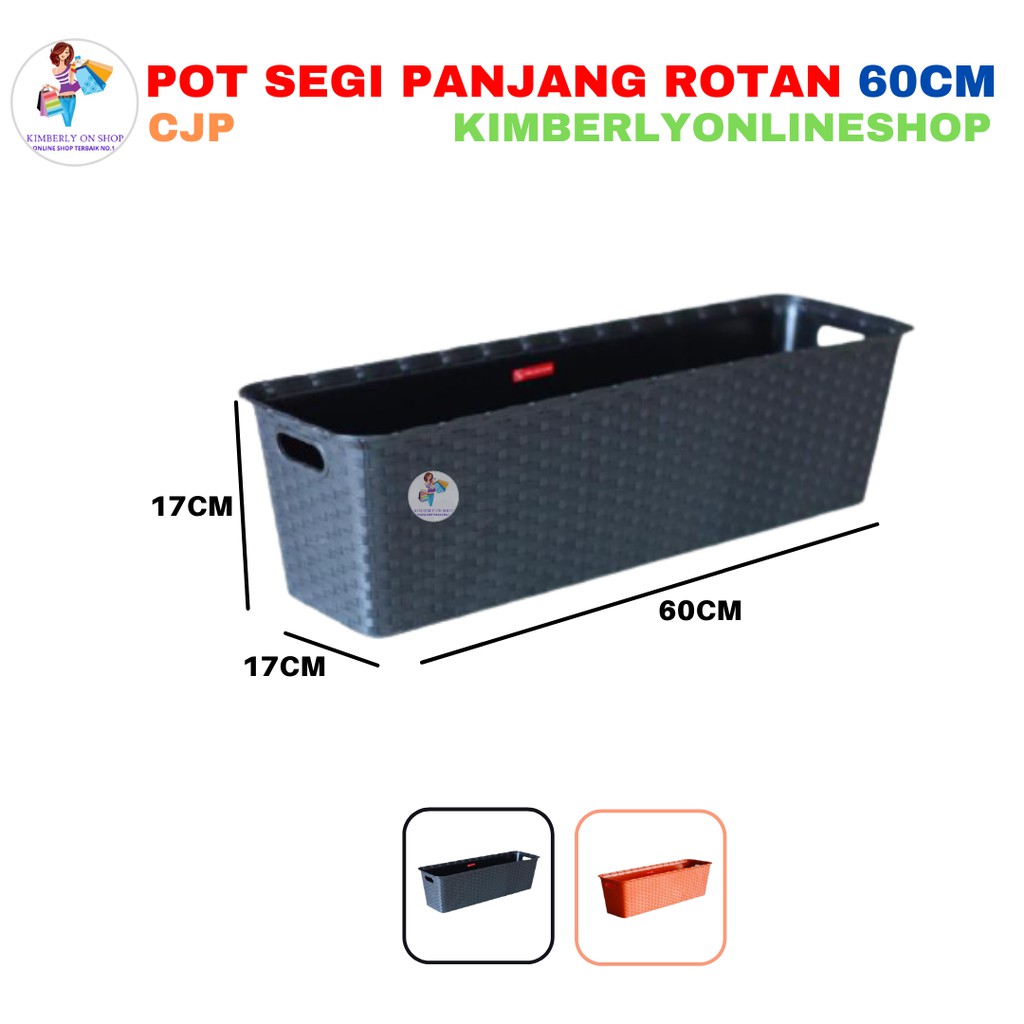 Pot plastik panjag (60 cm)